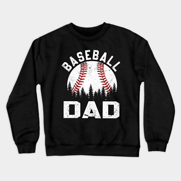 baseball dad Crewneck Sweatshirt by urlowfur